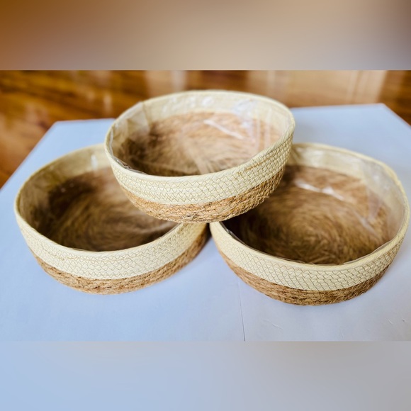 Set of 3 Stackable Storage Baskets - Picture 4 of 12